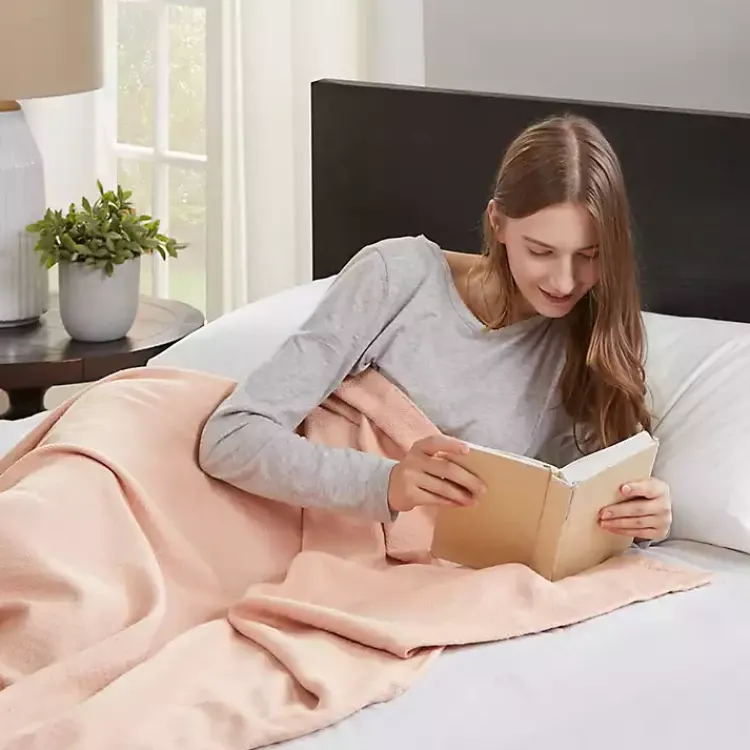 Hot Blush Liquid Cotton Full/Queen Blanket Blankets & Throws