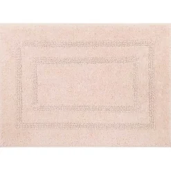 Kirklands Home Bathroom Rugs|Blush Reversible Cotton Bath Mat, 34 in. Pink