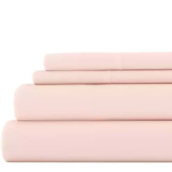 Kirklands Home Bed Sheets|Blush Ultra Soft 4-pc. Full Sheet Set Pink