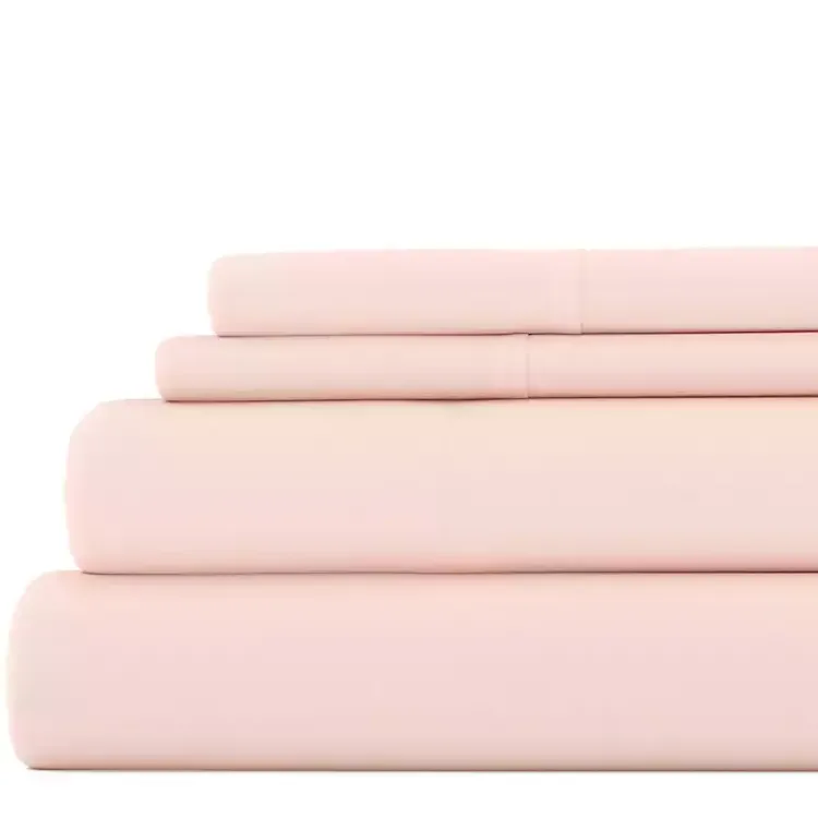 Kirklands Home Bed Sheets|Blush Ultra Soft 4-pc. Twin XL Sheet Set Pink