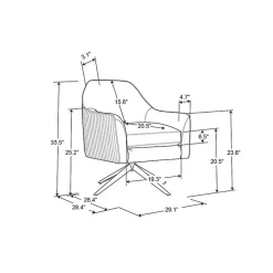 Kirklands Home Accent Chairs|Blush Velvet Swivel Accent Chair Pink