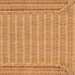 Kirklands Home Coffee Tables|Bohemian Braided Rat Coffee Table Tan