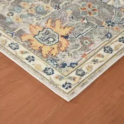 Kirklands Home Area Rugs|Bohemian Hialeah Accent Rug, 2x3 Gray