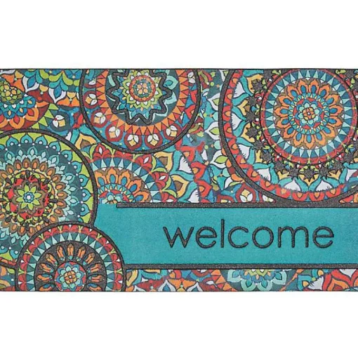 Kirklands Home Doormats|Bohemian Kingdom Welcome Doormat Multi
