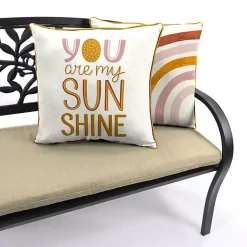 Kirklands Home Outdoor Cushions & Pillows|Boho You Are My Sunshine Outdoor Pillow