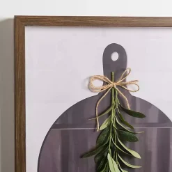 Kirklands Home Wall Quotes & Signs|Bon Appetit Cutting Board Shadowbox Wall Plaque