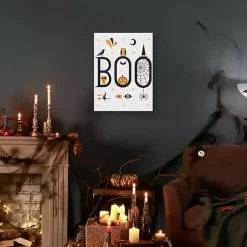 New Boo Festive Fright Canvas Art Print Halloween