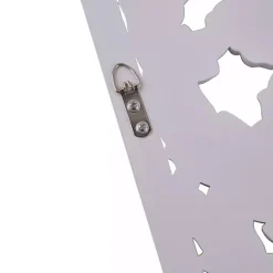 Kirklands Home Wall Plaques|Botanical Wood Carved Panel Wall Plaques, Set of 2 White