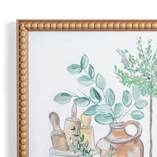 Kirklands Home Framed Art|Botanicals in Jars Still Life Framed Art Print