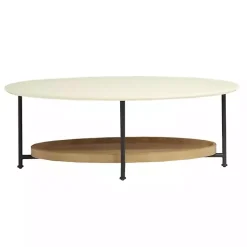 Kirklands Home Coffee Tables|Bowie Wood and Metal Coffee Table