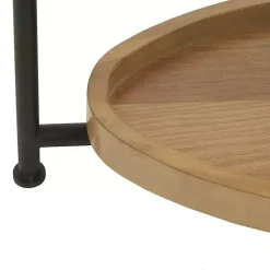 Kirklands Home Coffee Tables|Bowie Wood and Metal Coffee Table