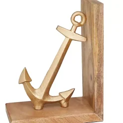 Online Brass Anchor Bookends, Set of 2 Decorative Accents