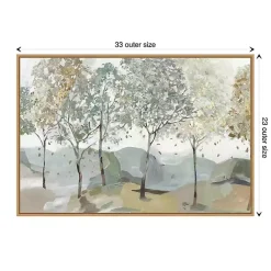 Kirklands Home Canvas Art|Breezy Landscape Trees I Framed Canvas Art Print