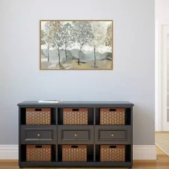 Kirklands Home Canvas Art|Breezy Landscape Trees I Framed Canvas Art Print