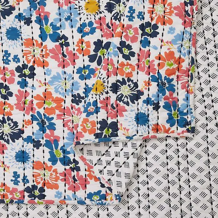 Kirklands Home Quilts|Bright Blossom 3-pc. King Quilt Set Multi