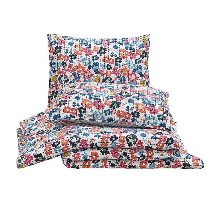 Kirklands Home Quilts|Bright Blossom 3-pc. King Quilt Set Multi