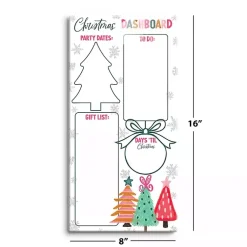 Bright Wonderland Dashboard Dry Erase Board Christmas Art & Wall Decor