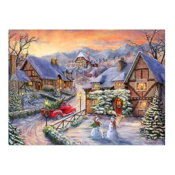 Online Bringing Home the Tree Canvas Art Print Christmas Art & Wall Decor