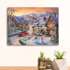 Online Bringing Home the Tree Canvas Art Print Christmas Art & Wall Decor