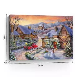 Online Bringing Home the Tree Canvas Art Print Christmas Art & Wall Decor