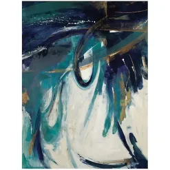 Kirklands Home Canvas Art|Broad Strokes Canvas Art Print Blue