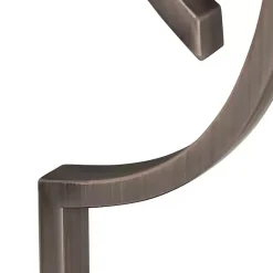 Kirklands Home Table Lamps|Bronze Abstract Curve Table Lamp White