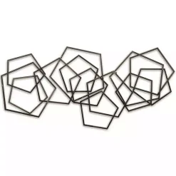 Kirklands Home Wall Plaques|Bronze Astraga Pentagon Plaque Brown
