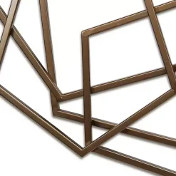 Kirklands Home Wall Plaques|Bronze Astraga Pentagon Plaque Brown