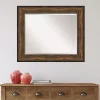 Kirklands Home Decorative Mirrors|Bronze Frame Beveled Mirror, 35.5x29.5 in.