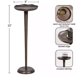 Kirklands Home Accent & End Tables|Bronze Metal Alicia Accent Table Brown