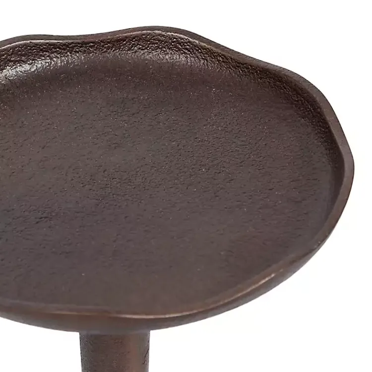 Kirklands Home Accent & End Tables|Bronze Metal Alicia Accent Table Brown