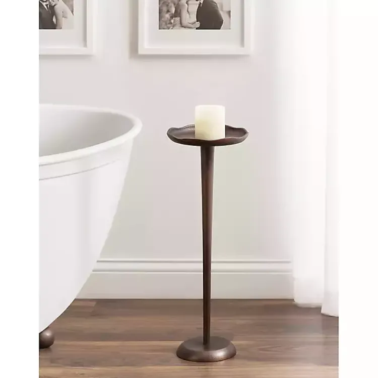 Kirklands Home Accent & End Tables|Bronze Metal Alicia Accent Table Brown