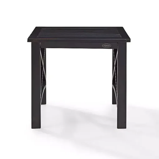 Kirklands Home Outdoor Tables|Bronze Metal Dayton Outdoor Side Table Brown