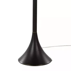 Kirklands Home Floor Lamps|Bronze Metal Hourglass Floor Lamp Brown