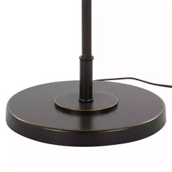 Kirklands Home Floor Lamps|Bronze Metal Puck Floor Lamp Brown