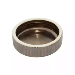 Best Bronze Ribbed Ceramic Jars, Set of 2 Decorative Bowls & Jars