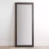Kirklands Home Framed Mirrors|Bronze Ribbed Devin Profile Mirror, 28x68 in.