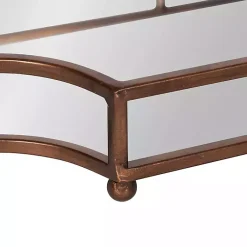 New Bronze Scalloped Reflective Tray Decorative Trays