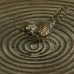 Outlet Bronze Tree Bark Round Metal Boxes, Set of 2 Baskets & Boxes