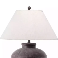 Kirklands Home Table Lamps|Bronze Urn Resin Table Lamp Ivory