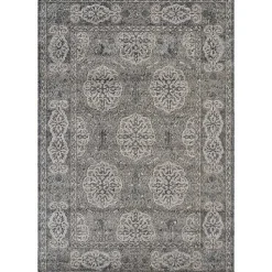 Kirklands Home Area Rugs|Bordered Pattern Area Rug, 4x6 Brown