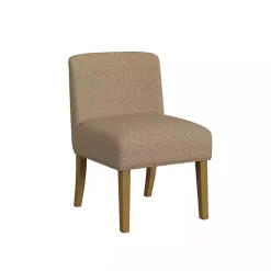 Kirklands Home Dining Chairs|Boucle Upholstered Dining Chair Brown