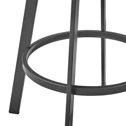 Kirklands Home Bar Stools & Counter Height Stools|Faux Leather Chelsea Swivel Bar Stool Brown