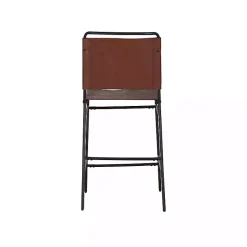 Kirklands Home Bar Stools & Counter Height Stools|Faux Leather Sling Counter Stool Brown