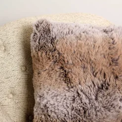 Online Faux Wolf Fur Pillow Pillows