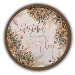 Sale Grateful for Every Little Thing Wall Plaque Fall