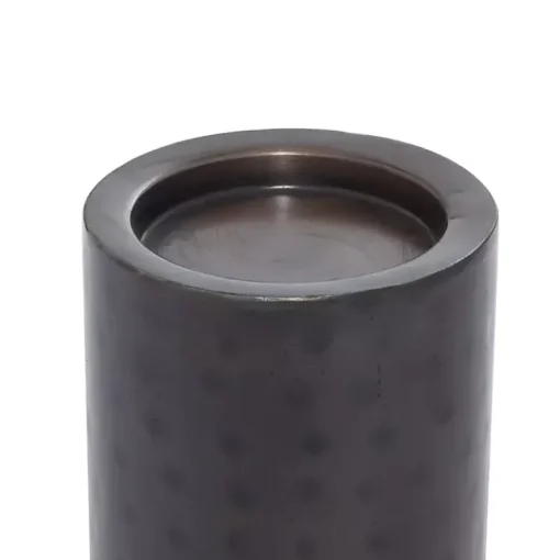 Outlet Hammered Metal Candle Holders, Set of 3 Candle Holders