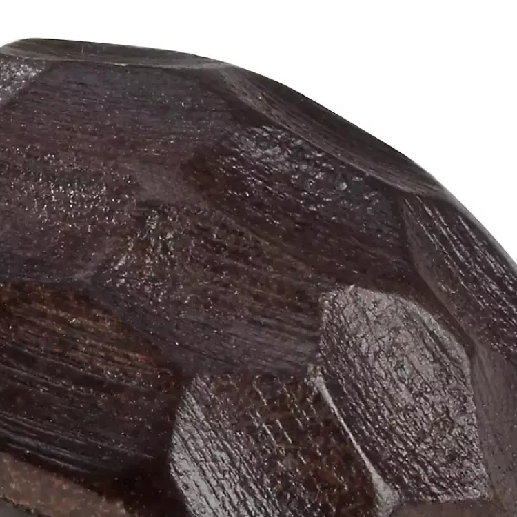 Kirklands Home Table Linens|Mango Wood Chunky Napkin Rings, Set of 4 Brown