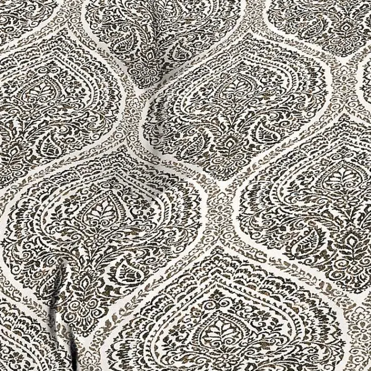 Kirklands Home Outdoor Cushions & Pillows|Medallion Tufted Outdoor Bench Cushion Brown