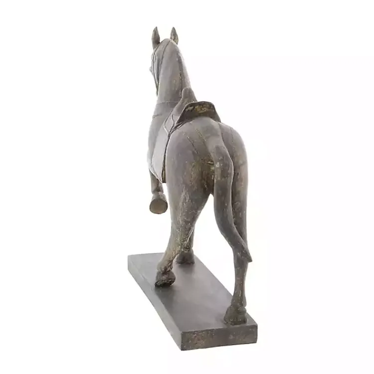 New Polystone Prancing Horse Statue Statues & Figurines